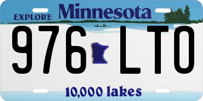 MN license plate 976LTO