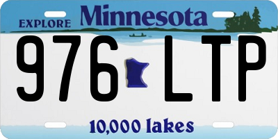 MN license plate 976LTP
