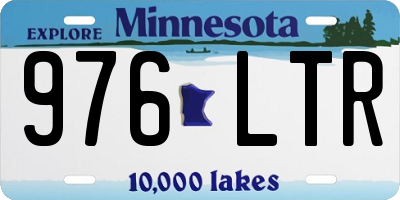 MN license plate 976LTR