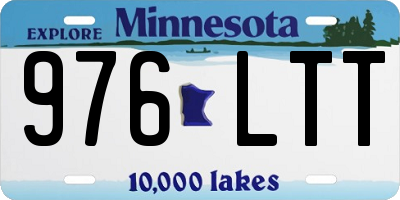 MN license plate 976LTT