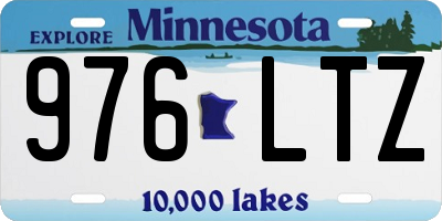 MN license plate 976LTZ
