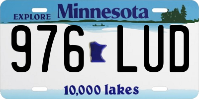MN license plate 976LUD