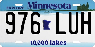 MN license plate 976LUH