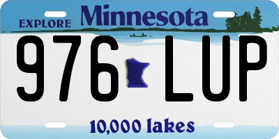 MN license plate 976LUP