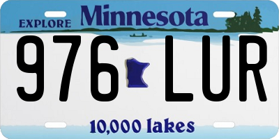 MN license plate 976LUR
