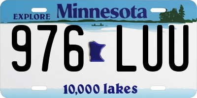 MN license plate 976LUU