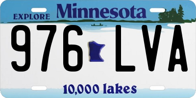 MN license plate 976LVA