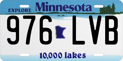 MN license plate 976LVB
