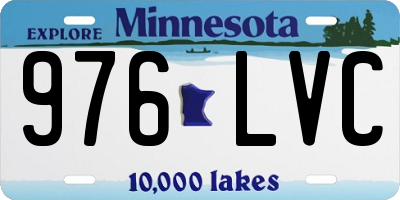 MN license plate 976LVC