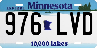 MN license plate 976LVD