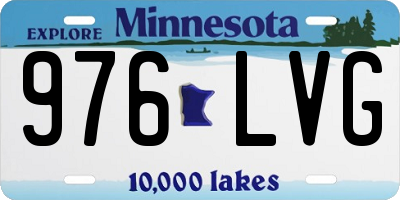 MN license plate 976LVG