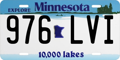 MN license plate 976LVI