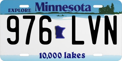 MN license plate 976LVN