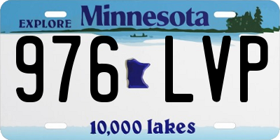MN license plate 976LVP