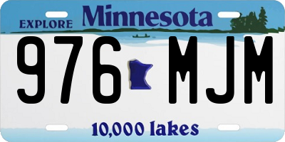 MN license plate 976MJM
