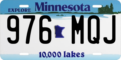 MN license plate 976MQJ