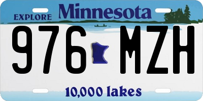 MN license plate 976MZH