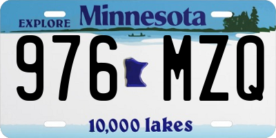 MN license plate 976MZQ