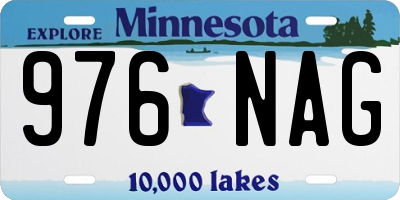 MN license plate 976NAG