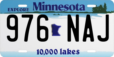 MN license plate 976NAJ