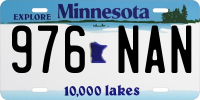 MN license plate 976NAN