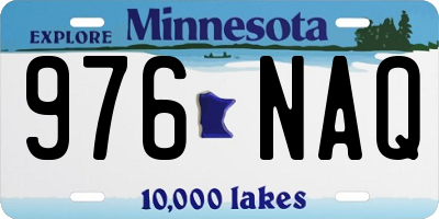 MN license plate 976NAQ