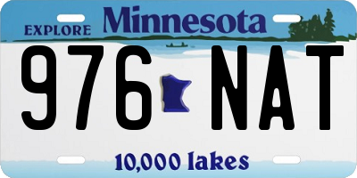 MN license plate 976NAT