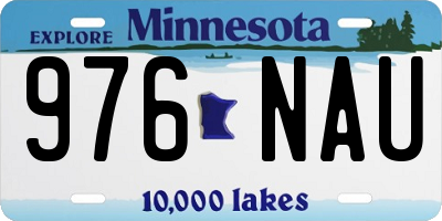 MN license plate 976NAU
