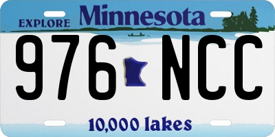 MN license plate 976NCC