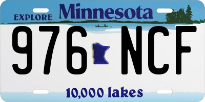 MN license plate 976NCF