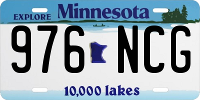 MN license plate 976NCG