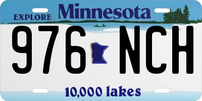 MN license plate 976NCH