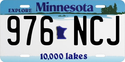 MN license plate 976NCJ
