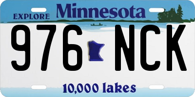 MN license plate 976NCK