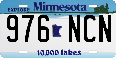 MN license plate 976NCN