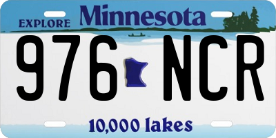 MN license plate 976NCR