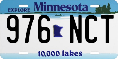 MN license plate 976NCT