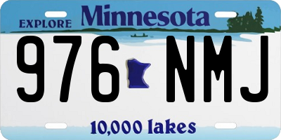 MN license plate 976NMJ