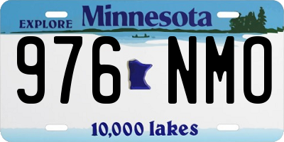 MN license plate 976NMO