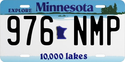 MN license plate 976NMP