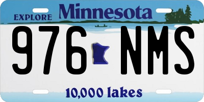 MN license plate 976NMS