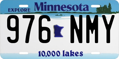 MN license plate 976NMY