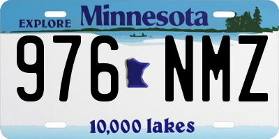 MN license plate 976NMZ