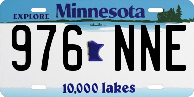 MN license plate 976NNE