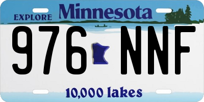 MN license plate 976NNF