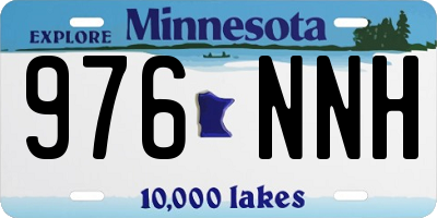 MN license plate 976NNH