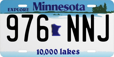 MN license plate 976NNJ