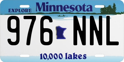 MN license plate 976NNL