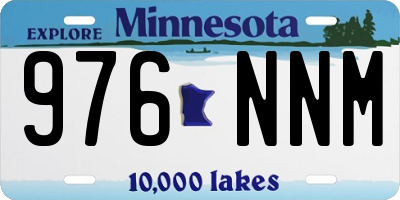 MN license plate 976NNM