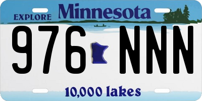 MN license plate 976NNN